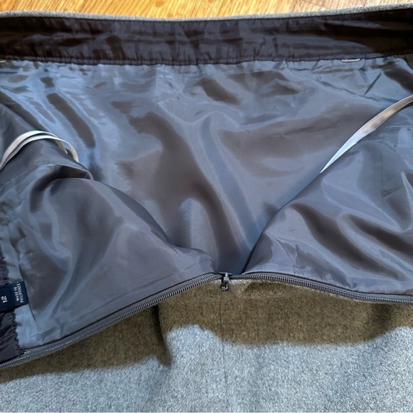 J Crew Womens Pencil Skirt Sz 12  Double Serge Wool Career Preppy Lined (@) - Picture 7 of 11